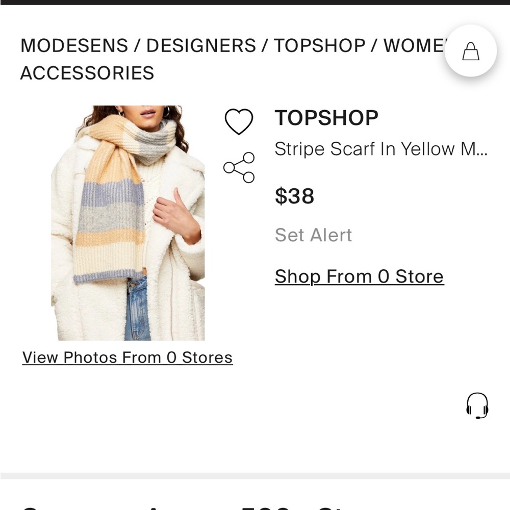 Topshop new never opened scarf